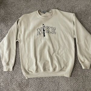 Nike Men's Cream Sweater
